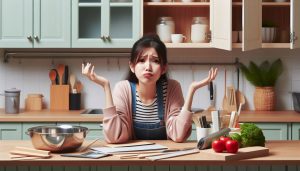 a woman having trouble making decision